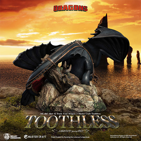Beast Kingdom How To Train Your Dragon 3 MC-067 Toothless Master Craft Statue